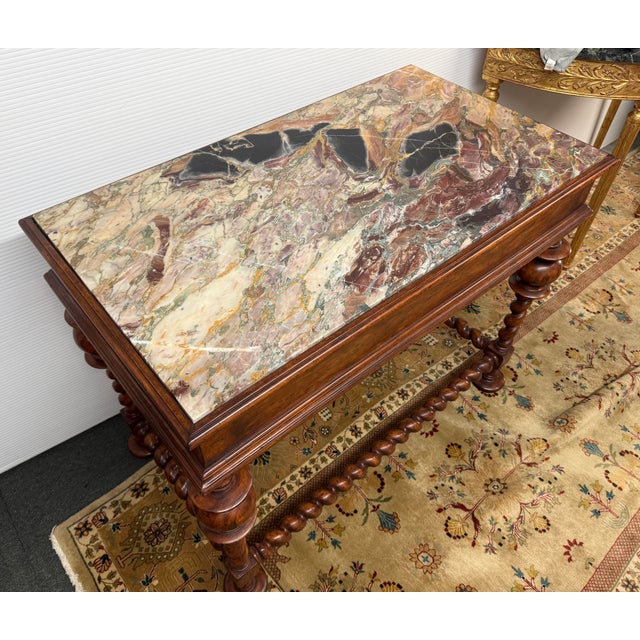 Late 20th Century Portuguese Baroque Center Table For Sale - Image 15 of 15
