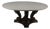 Henredon Mahogany & Gilt Center Table Console Table Marble Top Table For Sale
