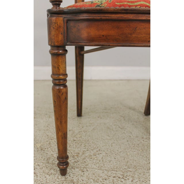 Regency Style Factory Distressed Finish Armchair For Sale - Image 10 of 13