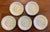 Early 19th Century Antique Early 19th Century English Georgian Pearlware Creamware Blue Feather or Shell Edge Dinner Plates - Set of 5 For Sale - Image 5 of 16