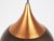 Italian Copper and Glass Pendant Lamp in Brown Metal by Bruno Gatta for Stilnovo, 1960s For Sale - Image 6 of 13