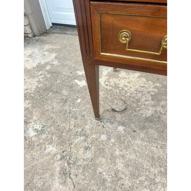 French 19th Century Louis XVI Walnut Chest of Drawers For Sale - Image 9 of 12
