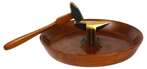 Mid-Century Austrian Nut Cracker Bowl by Richard Rohac, 1950s