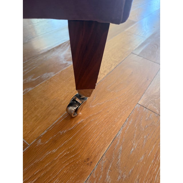 Contemporary David Linley Wesselton Chair in Lavender For Sale - Image 3 of 6