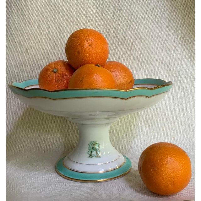 Mid 19th Century Exquisite 19th Century French Porcelain Compote For Sale - Image 5 of 12