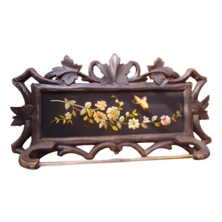 Antique Towel Rack in Wood For Sale