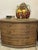 Canary Yellow Italian Lidded Olive Container, Lion Head and Lemon Tree Motif Fabulous Large For Sale - Image 8 of 8