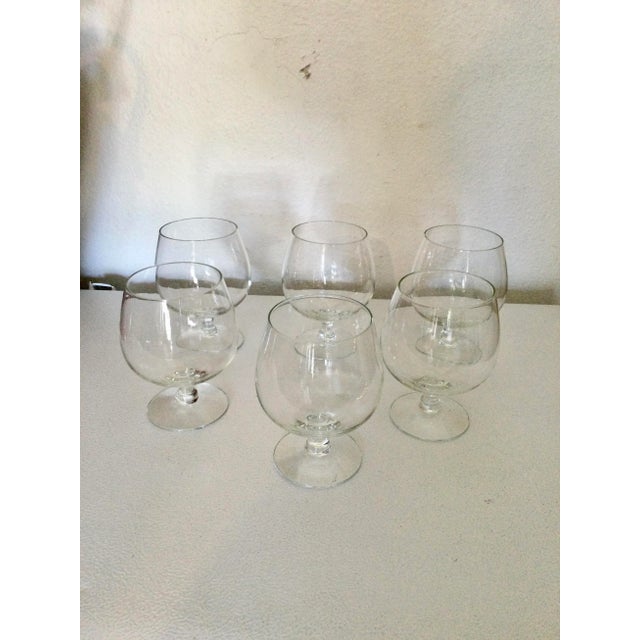 Gorgeous set of 6 vintage Brandy or cognac classic glasses in great conditions with no damage, perfect for your vintage...