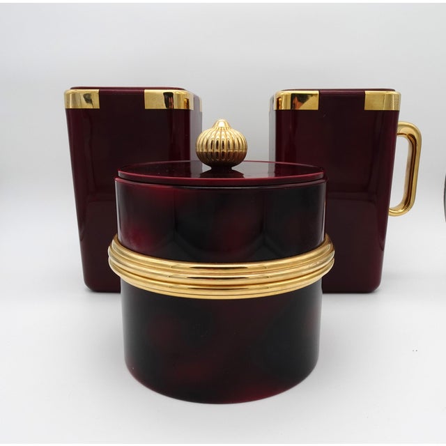 Bottle Serving Set by Hans Turnwald Germany, 1970s, Set of 3, in Good conditions. Designed 1970 to 1979 This piece has an...