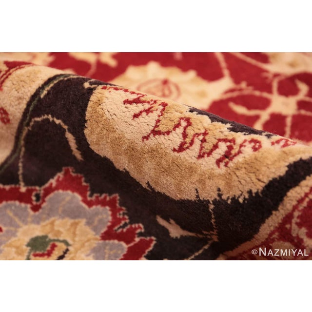 Mid 20th Century Nazmiyal Collection Vintage Indian Agra Rug For Sale - Image 5 of 7
