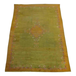 Early 20th Century Antique Turkish Oushak Rug
