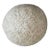 Large Round Sherpa Sphere Accent Pillow in Pearl Natural For Sale