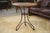 Brown Patinated Bistro Table with Oak Top, 1950s For Sale - Image 8 of 10