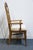 Wood Bassett Furniture Centuria Collection Solid Pecan Mediterranean Style Dining Arm Chair 429-42-480 For Sale - Image 7 of 10