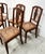 Brown Antique Art Deco Chairs in Walnut, 1900s, Set of 6 For Sale - Image 8 of 15
