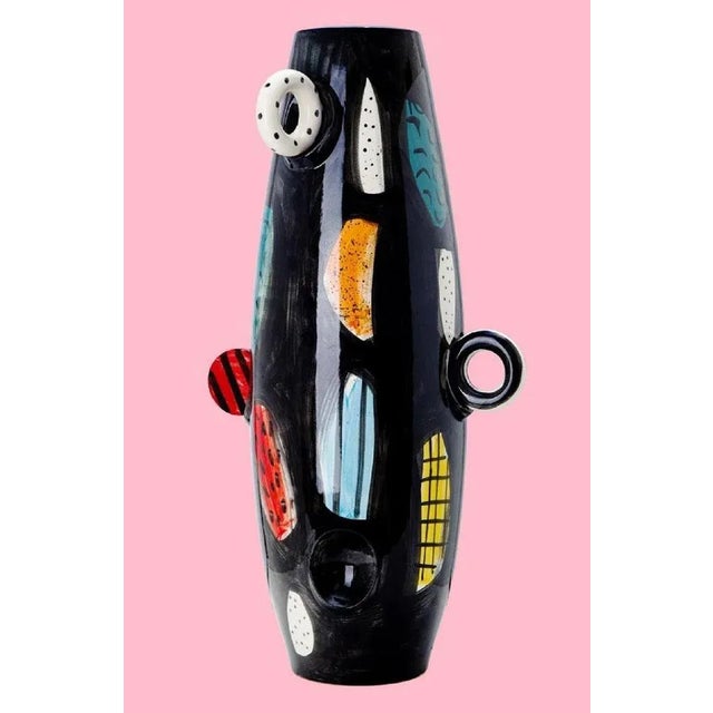 Painted teresa ceramic vase by malwina konopacka materials: ceramic dimensions: h 79 x ø 25 cm teresa vase is the most...