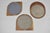 Mid Century Danish Modern Style Sculpted Solid Teak Wood Mirrors - 3 Pc Set For Sale - Image 9 of 12