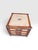 1990s Charleston Polo Campaign Style Three-Drawer Side Table With Glass Top. For Sale In West Palm - Image 6 of 11