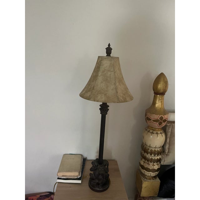 Pair of Resin Console “See No Evil, Hear No Evil, Speak No Evil” Monkey Lamps For Sale - Image 9 of 10