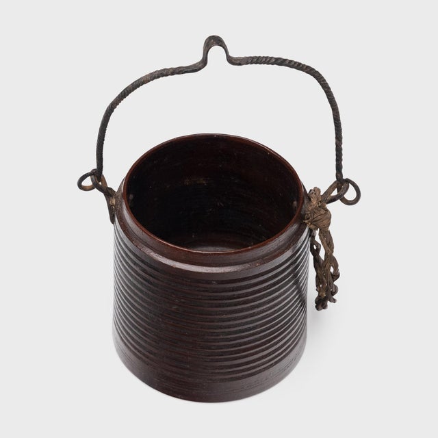 Chinese Chinese Miao Bamboo Tea Container, C. 1920 For Sale - Image 3 of 4