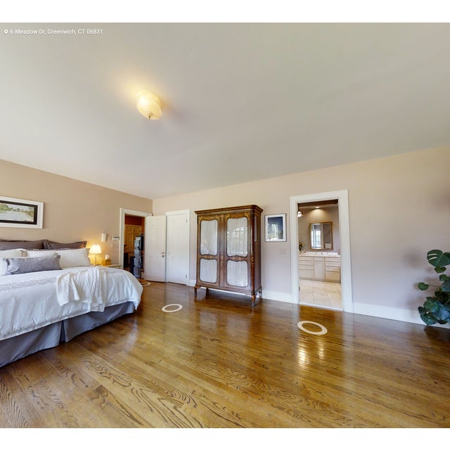 Vintage French Inlaid Marquetry Glass Door Vitrine Armoire For Sale - Image 4 of 5