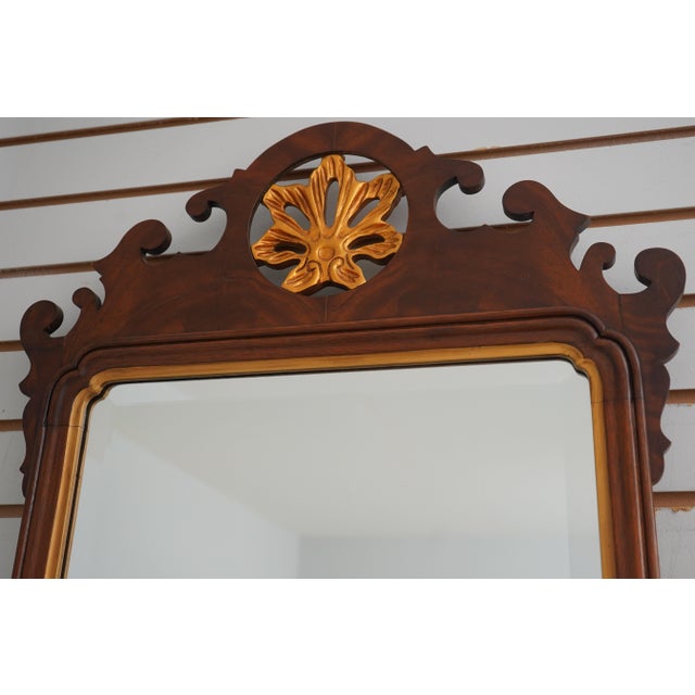 Councill Craftsmen 18th Century Style Mahogany Mirror For Sale In Philadelphia - Image 6 of 11