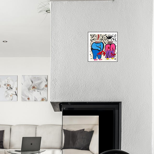 “Electric Affection” pulses with a bold, playful tension, as if two magnetic beings have stepped directly out of a dream...