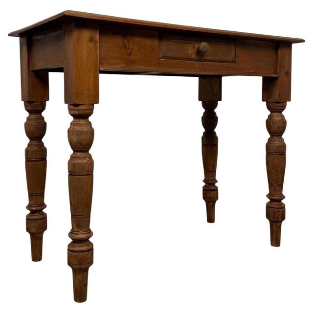2000 - 2009 20th Century English Pine Side Table For Sale - Image 5 of 12