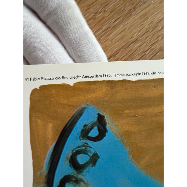 Pablo Picasso (1881-1973), Femme Accroupie 1969, Copyright Pablo Picasso C/O Beeldrecht Amsterdam 1985, Printed in Holland For Sale - Image 9 of 10