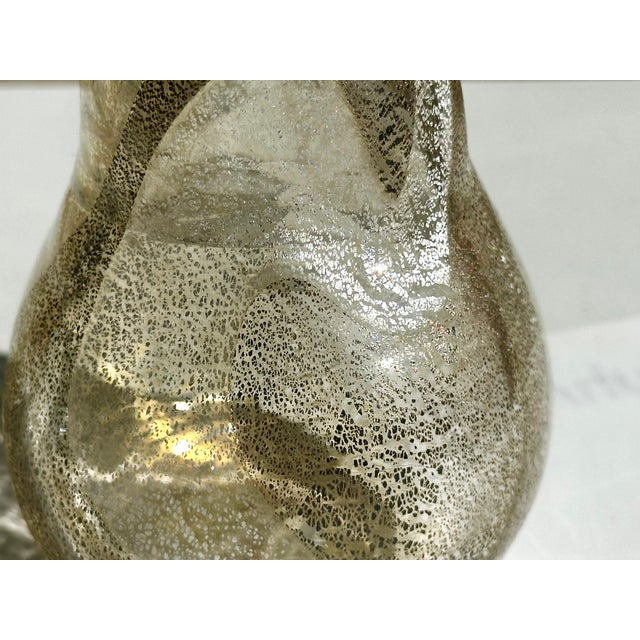 Goldenrod Murano Glass Apple and Pear by Seguso Viro, Italy, 1990s, Set of 2 For Sale - Image 8 of 17