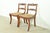 Kindel Furniture Style Regency Carved Solid Mahogany Side Chairs or Dining Chairs, Pair For Sale - Image 14 of 14