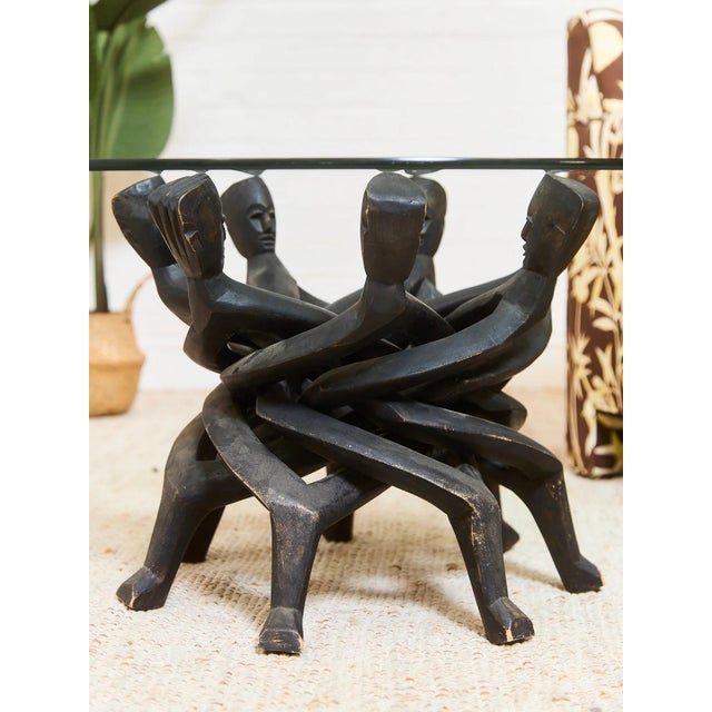 Vintage African Unity Coffee Table For Sale - Image 4 of 11