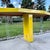 Postmodern Postmodern Yellow Lacquer Laminate and Lucite Console Table For Sale - Image 3 of 8