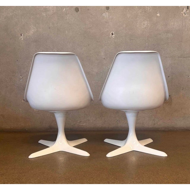 Plastic 1950s MCM Burke Fiberglass Chairs/Pair For Sale - Image 7 of 9
