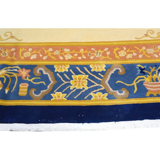 Vintage Chinese Art Deco,10'07'' X 14'02'' For Sale In New York - Image 6 of 6