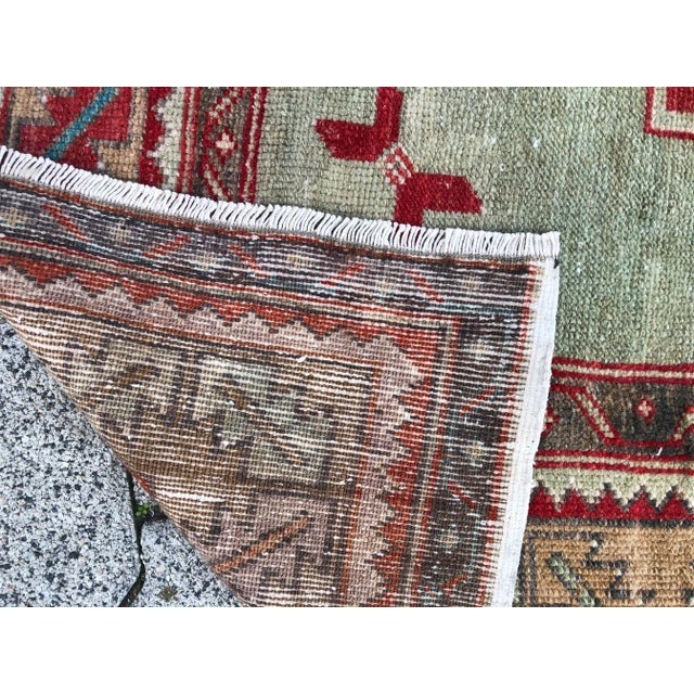1960s Oushak Turkish Area Rug For Sale - Image 4 of 11