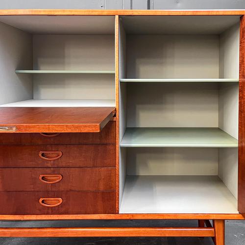 Mid-Century Mahogany Highboard, 1960s For Sale - Image 13 of 18