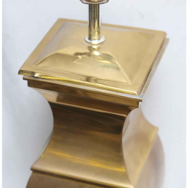 Square Shaped Brass Table Lamp Chairish
