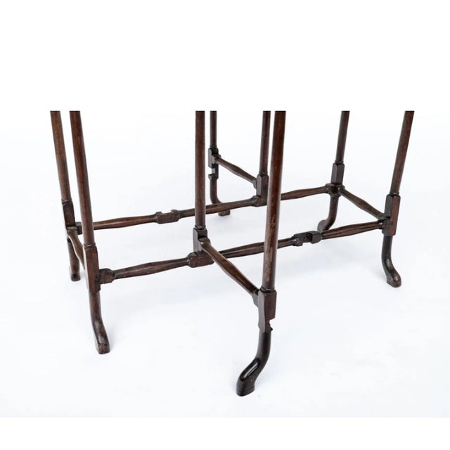 Wood 18th Century English Mahogany Spider Leg Drop-Leaf Table, Circa 1780 For Sale - Image 7 of 8