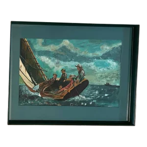 Breezing Up a Fair Wind by Winslow Homer Framed Reproduction Painting