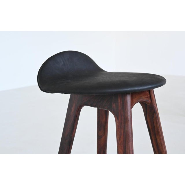 OD61 Bar Stools in Rosewood by Erik Buch for Oddense Mobler, Denmark, 1965, Set of 4 For Sale - Image 17 of 18