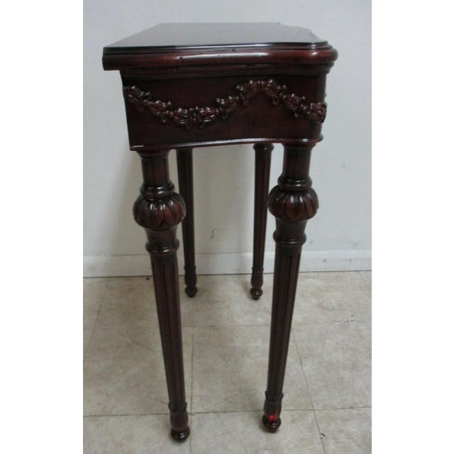 Wood 1990s Theodore Alexander French Regency High Leg End Table Night Stand End Table For Sale - Image 7 of 10