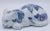 Mid 20th Century Asian Blue and White Ceramic Cat For Sale - Image 9 of 9