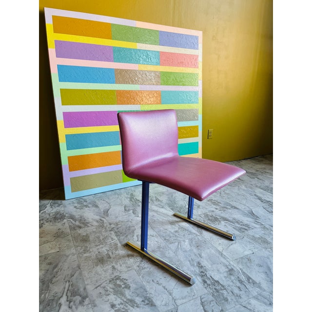 Contemporary Eight Stripes I – Abstract Geometric Oil Painting on Canvas by Richard Butz For Sale - Image 3 of 10