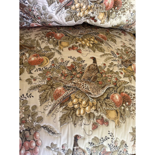 Hickory Chair Furniture Company Vintage Hickory Chair Floral Love Seat Couch For Sale - Image 4 of 8