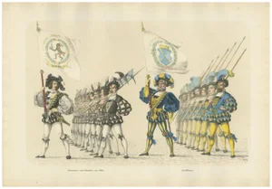 Jenny, The Society of Monkeys & Shipbuilders: A Swiss Guild's Grand Procession, 1855, Print
