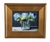 2020s Soft Blue Bouquet of Flowers Oil Painting Including the Antiqued Gold Wood Frame For Sale - Image 5 of 7
