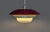Cream Vintage Danish Pendant Lamp in Metal, 1970s For Sale - Image 8 of 11