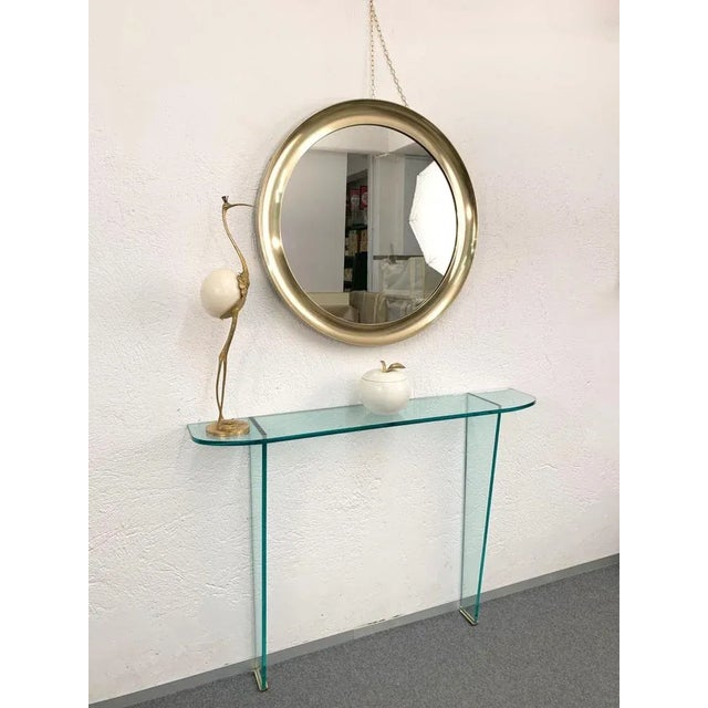 Mid-Century Italian Brass Narciso Mirror by Sergio Mazza for Artemide, 1960s For Sale - Image 13 of 18