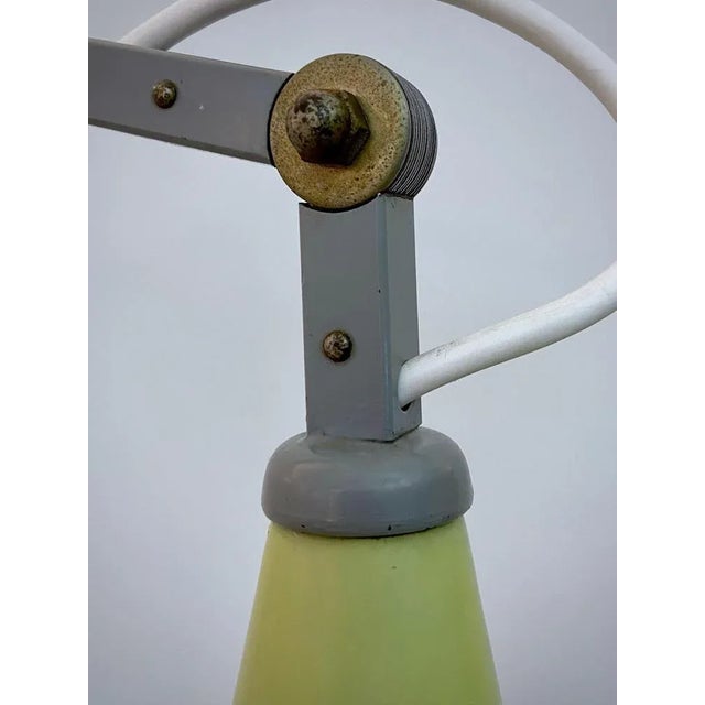 Metal Panama Lamp attributed to Wim Rietveld from Gispen, 1955 For Sale - Image 7 of 11